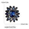 Alloy Rhinestone Sunflower Brooch For Women Dress Suit Decoration view 4