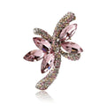 Alloy Zircon Rhinestone Bow Brooch Pin For Dress Suit Accessories view 5