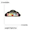 Alloy Enamel Cloud Brooch Pin For Creative Cartoon Clothing Decoration view 6