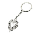 Metal Gothic Skull Heart Keychain Bag Charm Gift view 5
