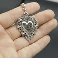 Metal Gothic Skull Heart Keychain Bag Charm Gift view 3