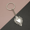 Metal Gothic Skull Heart Keychain Bag Charm Gift view 1