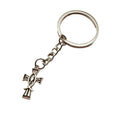 Zinc Alloy Minimalist Cross Keychain Key Ring Gift view 5