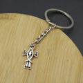 Zinc Alloy Minimalist Cross Keychain Key Ring Gift view 4
