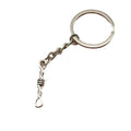 Metal Double Pendant Thorn Keychain Bag Charm view 5