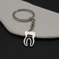 Zinc Alloy Tooth Shape Keychain Key Ring Gift view 3