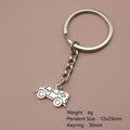 Zinc Alloy Minimalist Ambulance Keychain Car Key Ring view 2