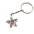 Metal Hollow Floral Flower Keychain For Bag Charm Gift view 5