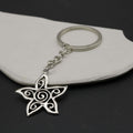 Metal Hollow Floral Flower Keychain For Bag Charm Gift view 4