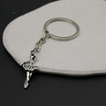 Metal Ballet Girl Keychain Bag Charm Gift view 4