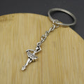 Metal Ballet Girl Keychain Bag Charm Gift view 3