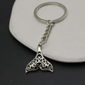 Zinc Alloy Whale Tail Keychain Ocean Animal Key Ring Gift view 4