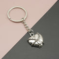 Metal Gothic Chain Heart Keychain For Bag Charm Gift view 1