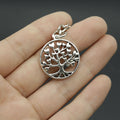 Metal Heart Tree Keychain Bag Charm Gift view 3