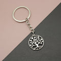 Metal Heart Tree Keychain Bag Charm Gift view 1