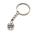 Zinc Alloy Lucky Clover Horseshoe Keychain Bag Charm Gift view 5