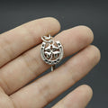 Zinc Alloy Lucky Clover Horseshoe Keychain Bag Charm Gift view 3