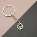 Zinc Alloy Lucky Clover Horseshoe Keychain Bag Charm Gift view 1