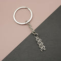 Zinc Alloy DNA Helix Keychain Science Gift Key Ring view 1