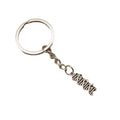 Zinc Alloy DNA Helix Keychain Science Gift Key Ring view 5