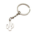 Zinc Alloy Hollow Cactus Keychain For Bag Charm Gift view 5