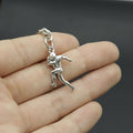 Zinc Alloy Rugby Player Keychain For Sports Gift view 4