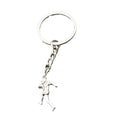 Zinc Alloy Rugby Player Keychain For Sports Gift view 5