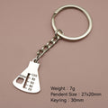 Metal Chemistry Beaker Keychain Science Gift Key Ring view 2