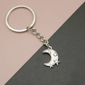 Metal Star Moon Keychain Bag Charm view 1