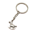 Metal Minimalist Horse Keychain Bag Charm view 5