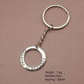 Zinc Alloy Forever Heart Keychain For Memorial Gift view 2