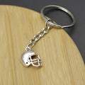 Zinc Alloy Football Helmet Keychain Sports Team Gift Key Ring view 4