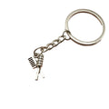 Metal Hair Comb Keychain Beauty Bag Charm Gift view 5