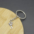 Metal Hair Comb Keychain Beauty Bag Charm Gift view 3