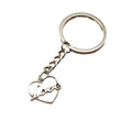 Metal Minimalist Heart Keychain Bag Charm view 5