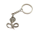 Metal Simple Cobra Snake Keychain Car Key Ring view 5
