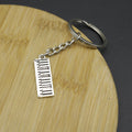 Zinc Alloy Mini Keyboard Keychain Music Gift Key Ring view 4