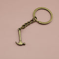 Zinc Alloy Simple Hammer Keychain Tool Bag Charm Gift view 6