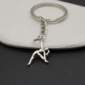 Metal Gymnast Keychain For Bag Charm Gift view 4