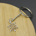 Zinc Alloy Hollow Sea Turtle Keychain Bag Charm Gift view 4