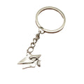 Metal Graduation Cap Keychain Bag Charm Gift Accessory view 5