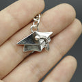 Metal Graduation Cap Keychain Bag Charm Gift Accessory view 4
