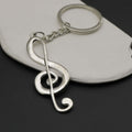 Metal Music Note Keychain Bag Charm Gift view 4
