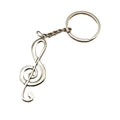 Metal Music Note Keychain Bag Charm Gift view 5