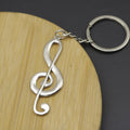 Metal Music Note Keychain Bag Charm Gift view 3
