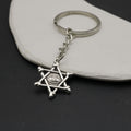 Metal Hexagram Eye Keychain Mystic Key Ring Gift view 4