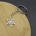 Metal Hexagram Eye Keychain Mystic Key Ring Gift view 3