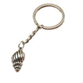 Zinc Alloy Simple Conch Shell Keychain Bag Charm Gift view 5
