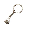 Zinc Alloy Simple Kettle Keychain Bag Charm Gift view 5