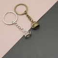 Zinc Alloy Simple Kettle Keychain Bag Charm Gift view 1